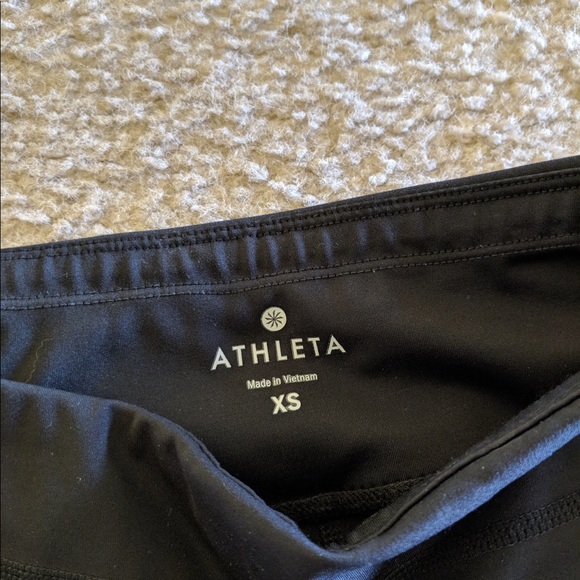 Colorblock mesh athleta workout leggings - Picture 3 of 4